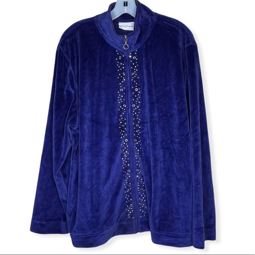 Vintage Alfred‎ Dunner Velour Jacket